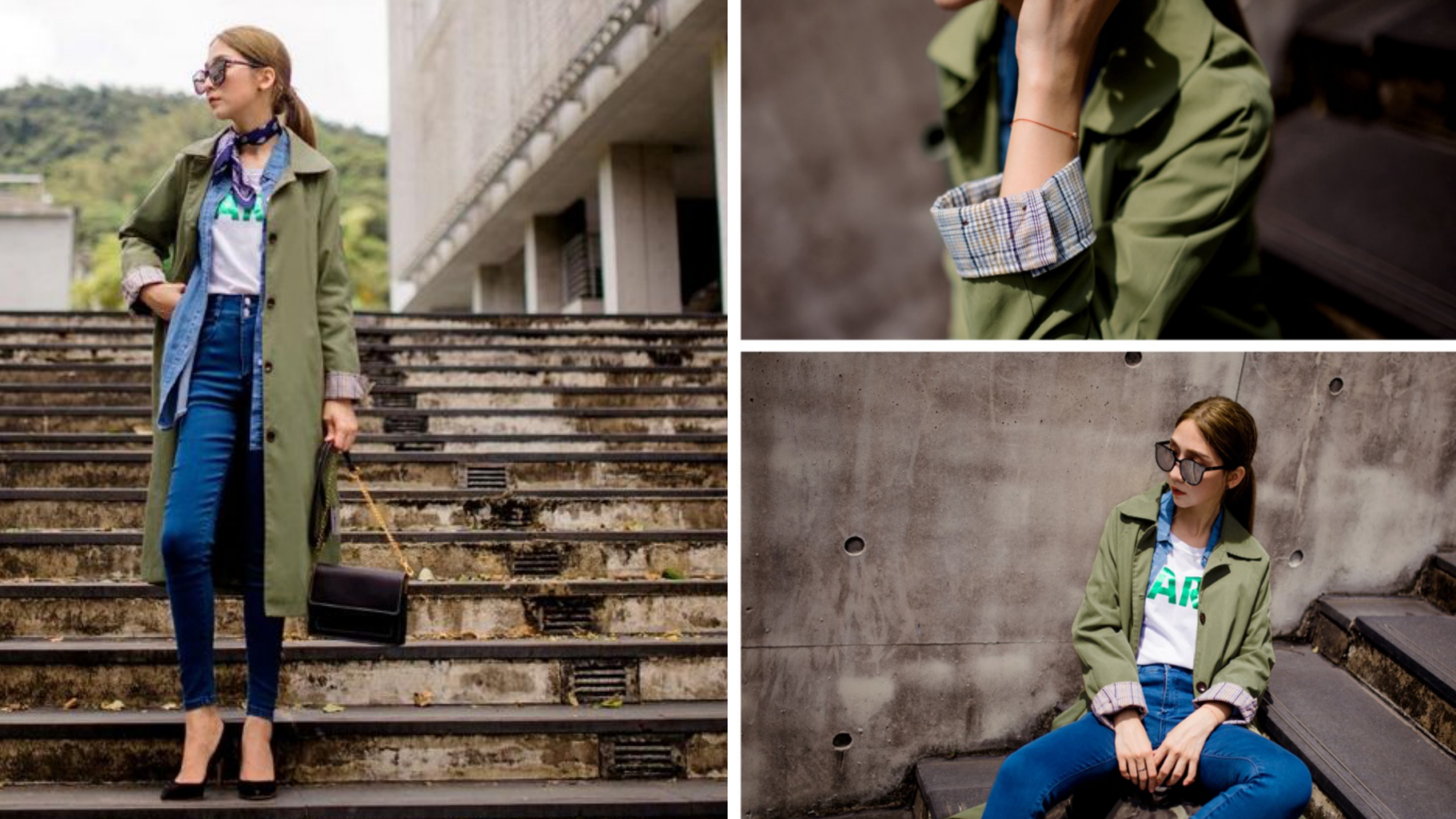 秋冬中长款格子大衣推荐,冬季时尚显瘦格子大衣