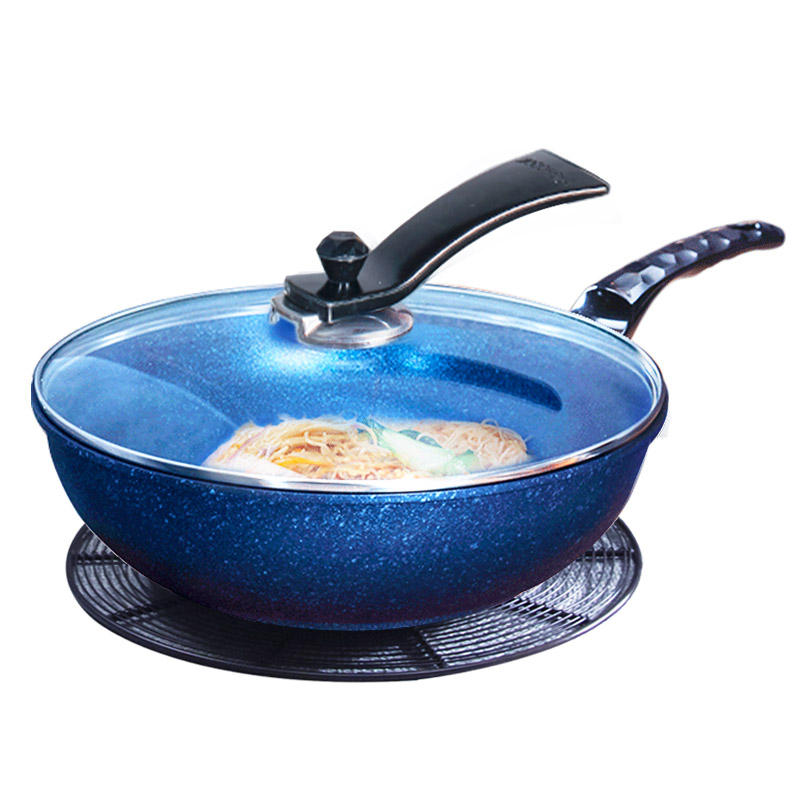 小厨娘心动一号，蓝宝石不粘炒锅