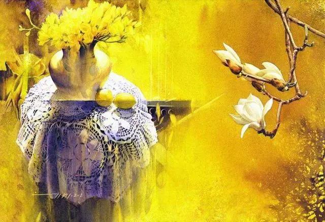 韩国水彩艺术家,韩国水彩画小清新