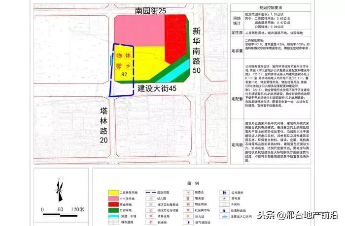 最新邢台改造规划图,邢台市片区规划图