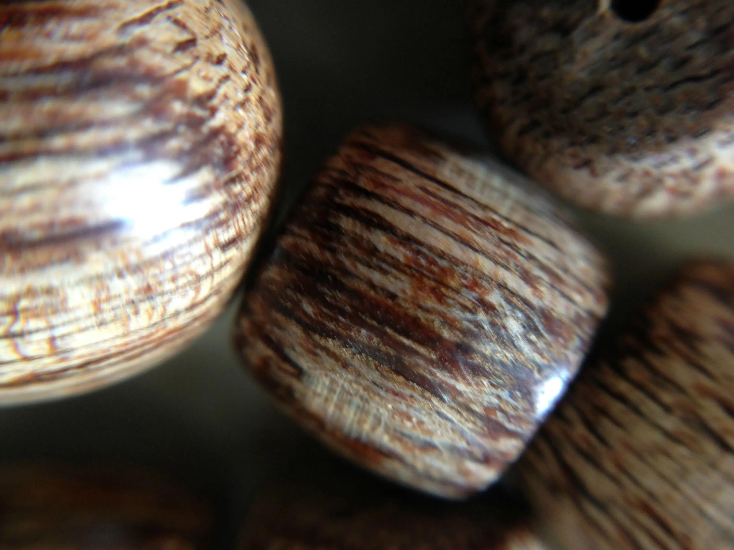 富森红土黄油桶形念珠