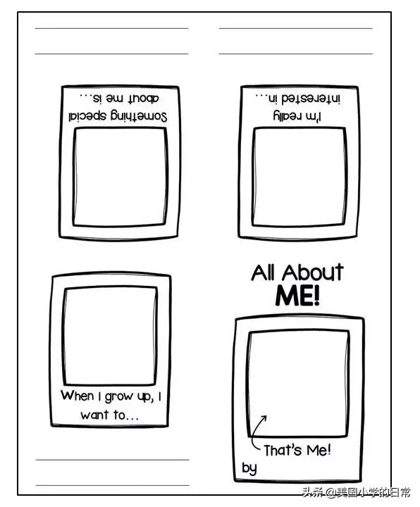 这份”写书”的感受，美国孩子从小就开始体验了