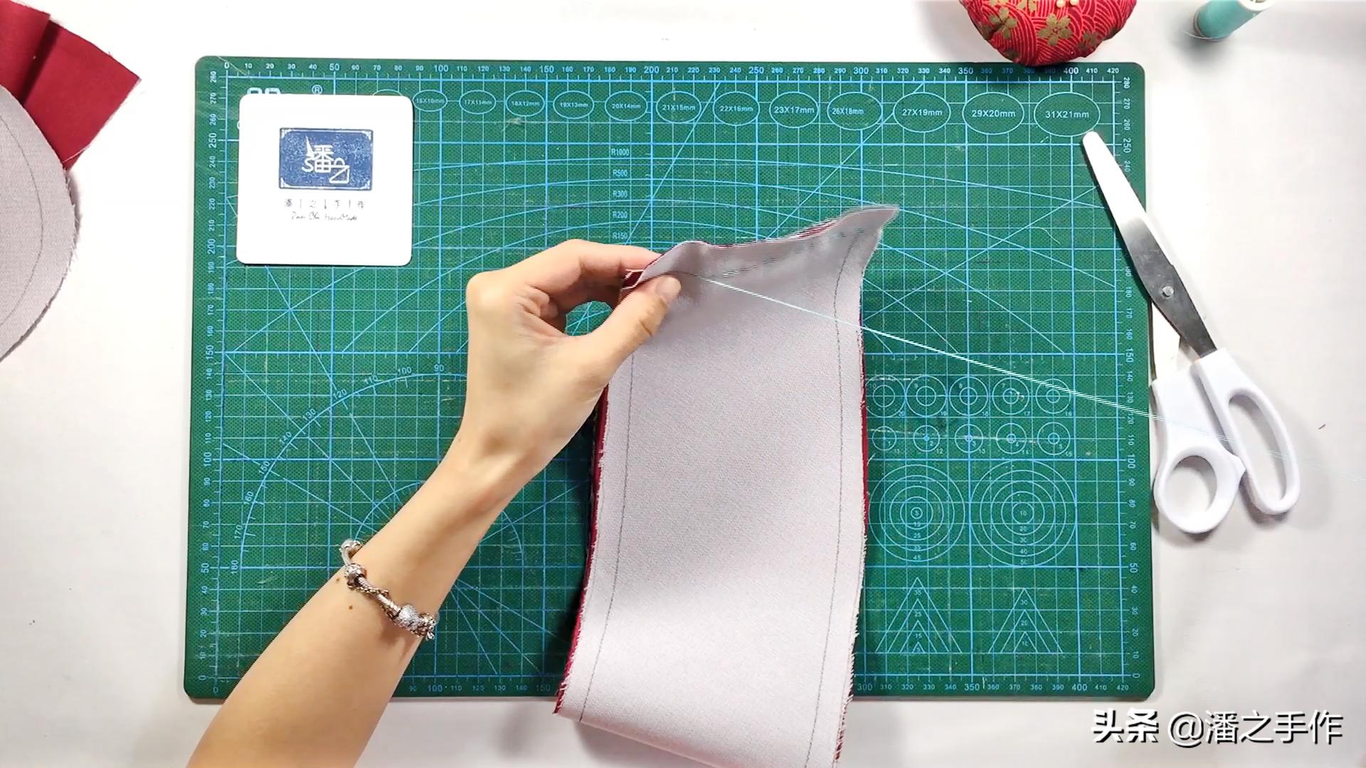 厚布料渔夫帽裁剪教程,用布料做渔夫帽的教程视频