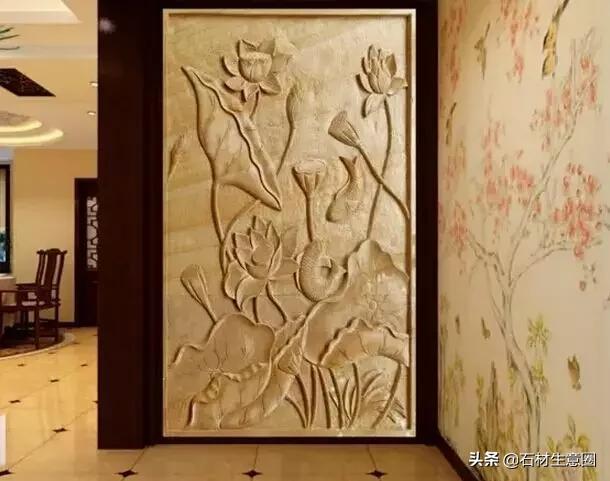 砂岩浮雕背景墙,莱州砂岩浮雕背景墙