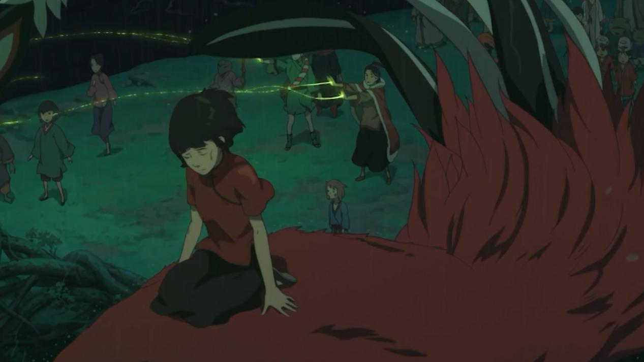 大鱼海棠动漫治愈系片段,一部感人催泪的动漫电影大鱼海棠