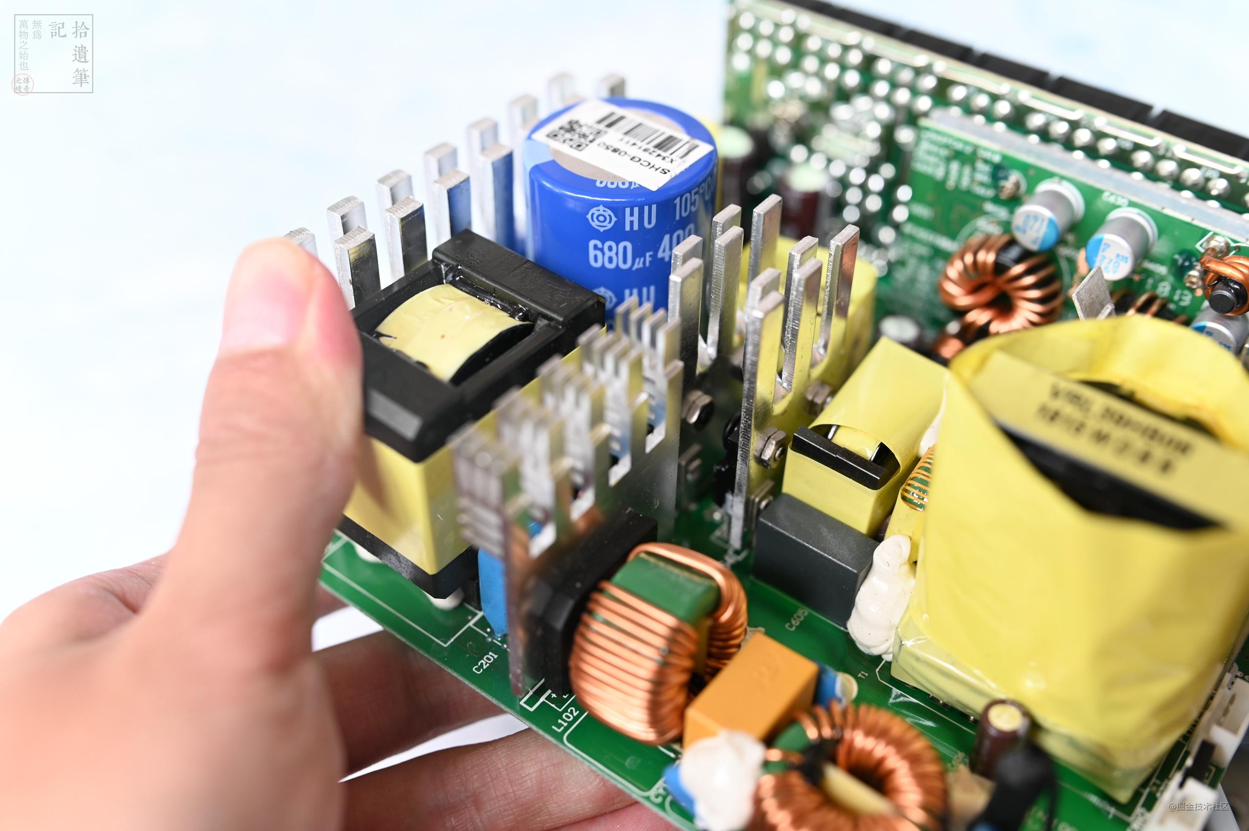 拆解非全模组电源,拆解后最好的电源