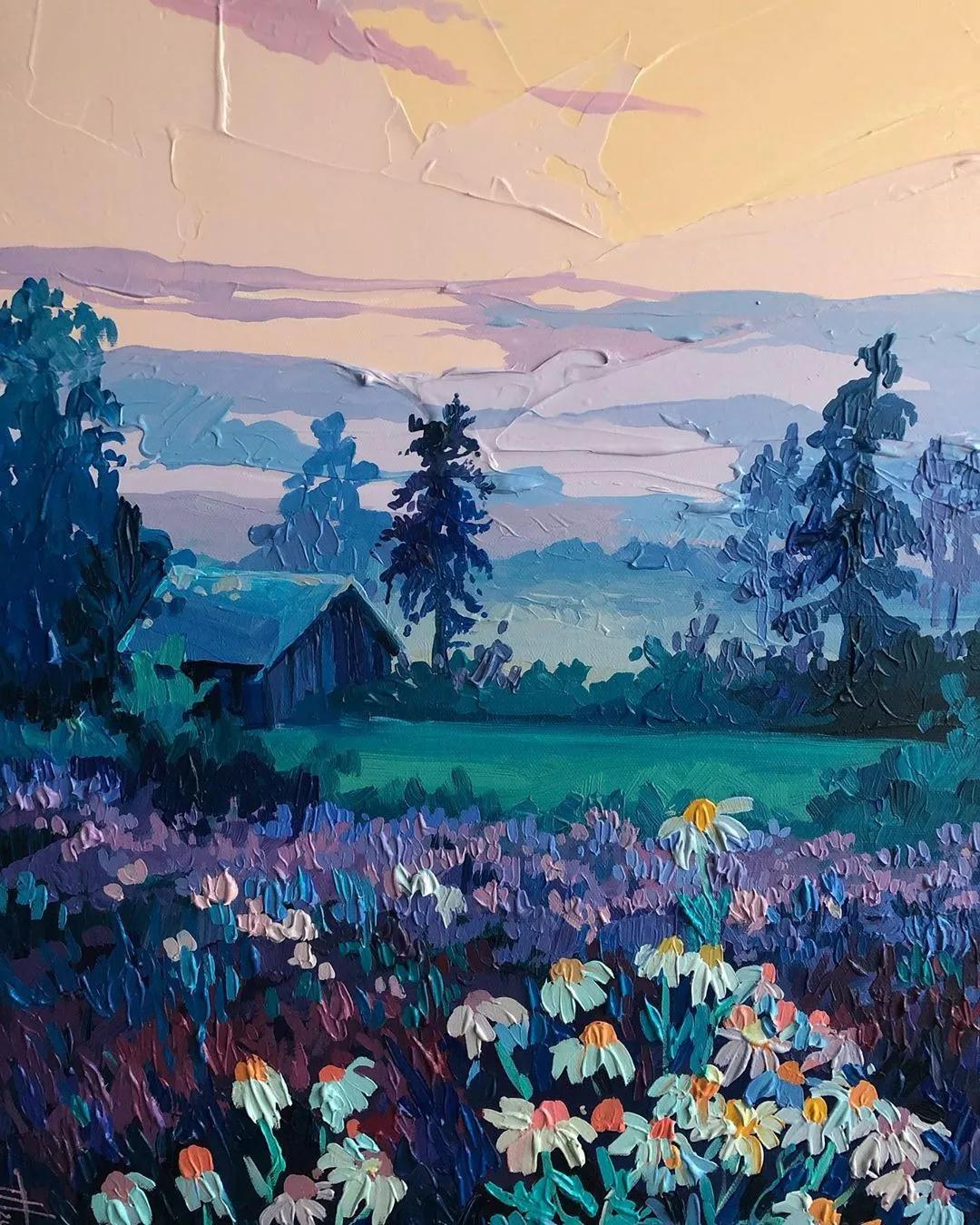 一千元颜料画画,画画颜料全套捡漏