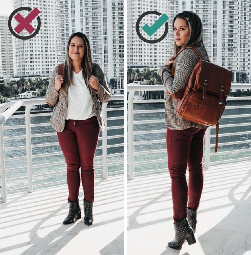 最好看又不显胖的拍照姿势,拍照怎么摆pose不显胖