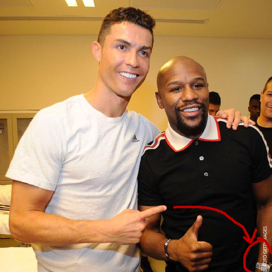 梅威瑟追星C罗疑似带1.2亿钻表，他曾30分钟赚走了20亿人民币！