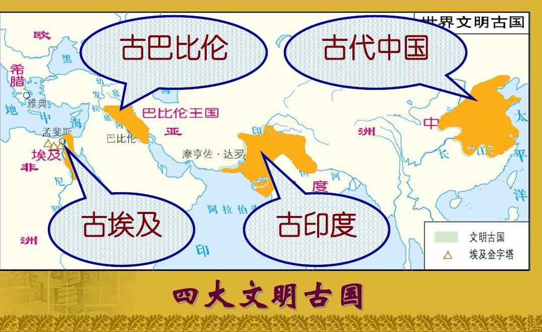 四大文明古国为什么没有希腊,古代中国是世界四大文明古国