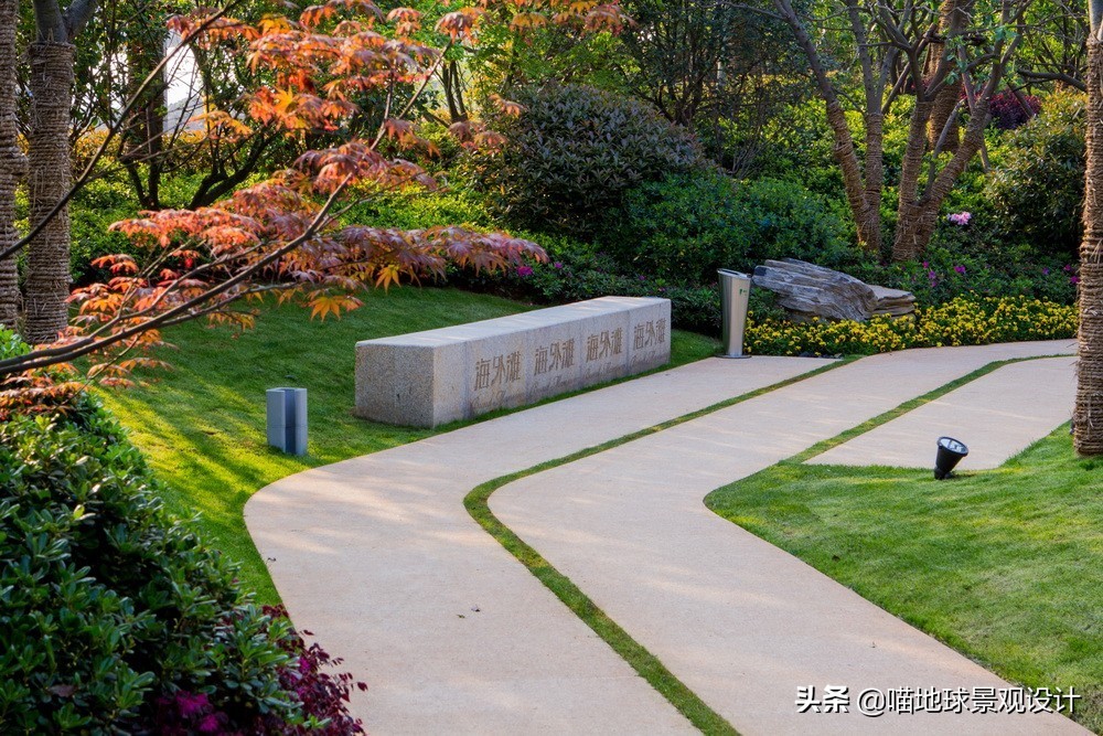 别墅庭院地面透水混凝土,别墅庭院地面铺装材料