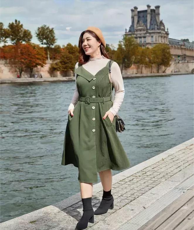 胖女孩穿搭指南，教你微胖女生怎么穿最显瘦