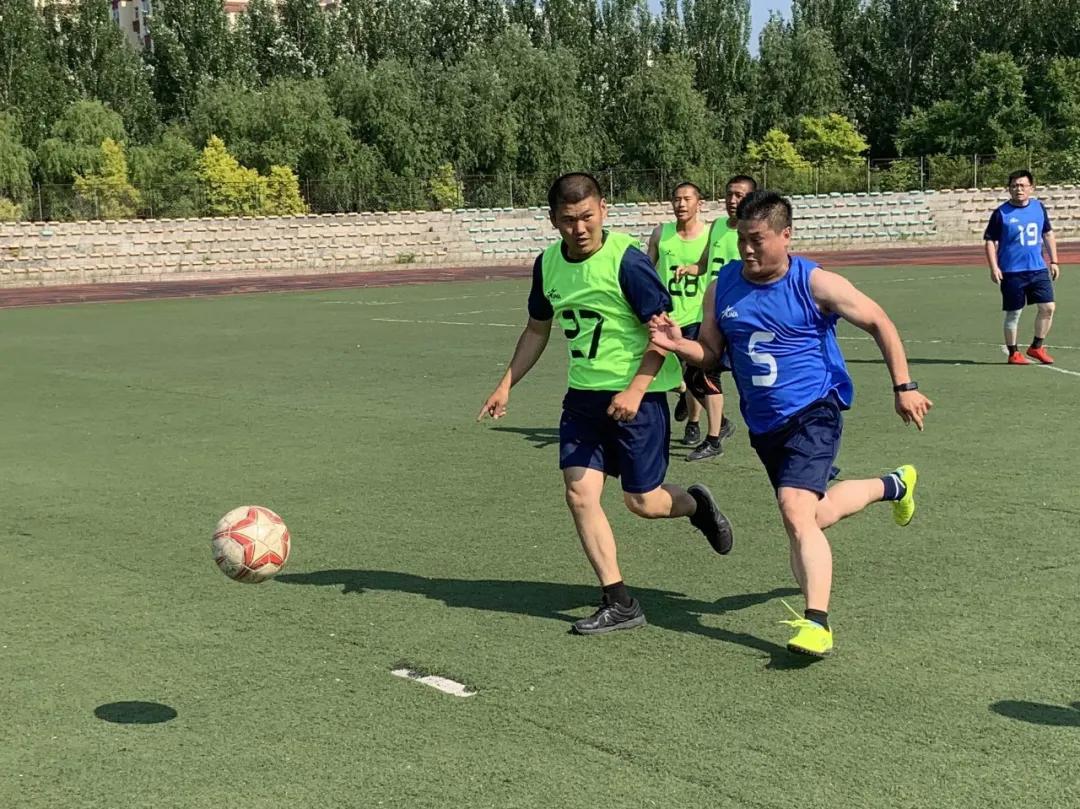 纪念七一建*党**99周年系列活动——佳木斯市消防救援支队举办“佳蓝杯”足球对抗赛