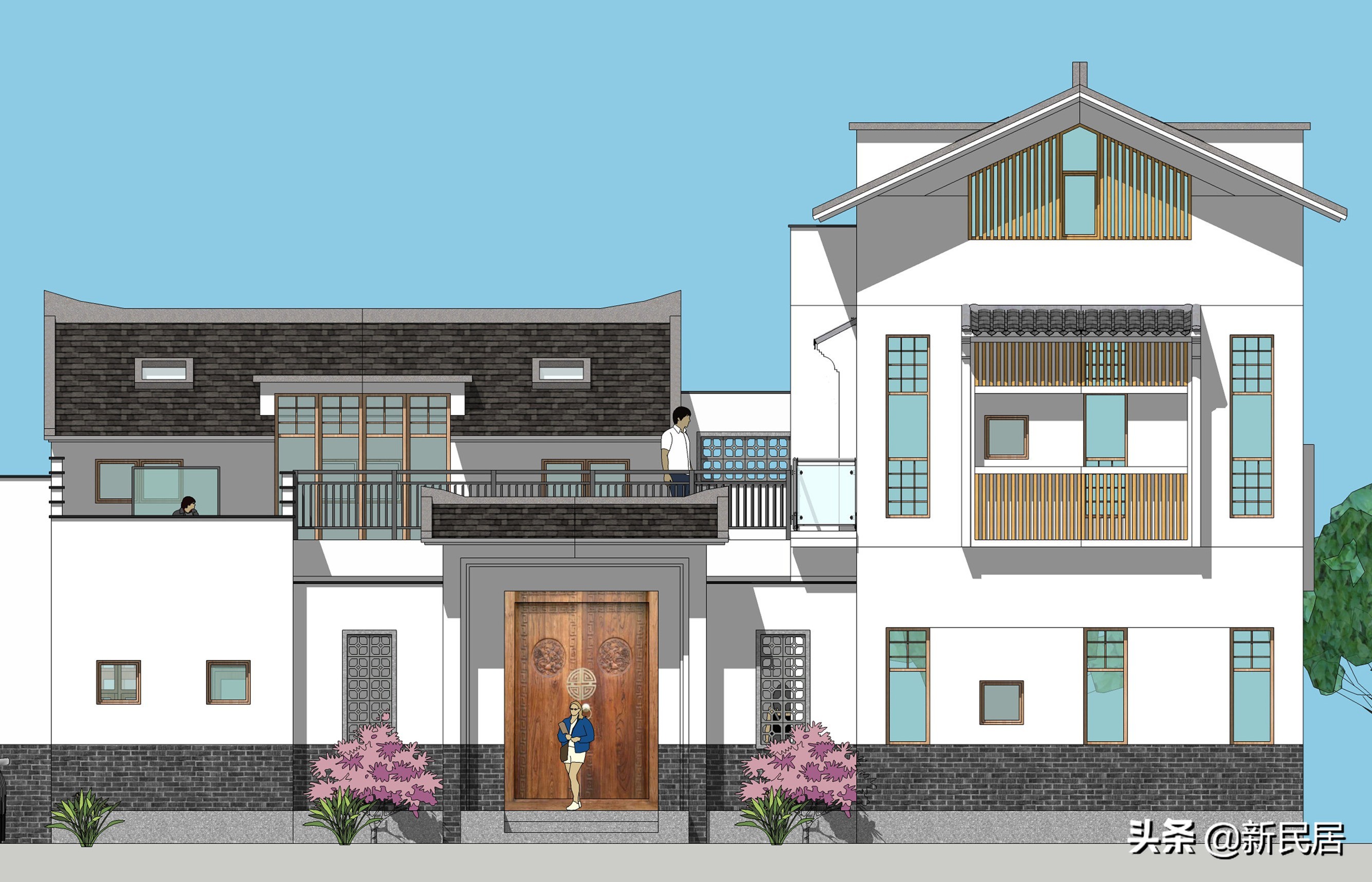 醴陵房屋构造,醴陵别墅庭院施工