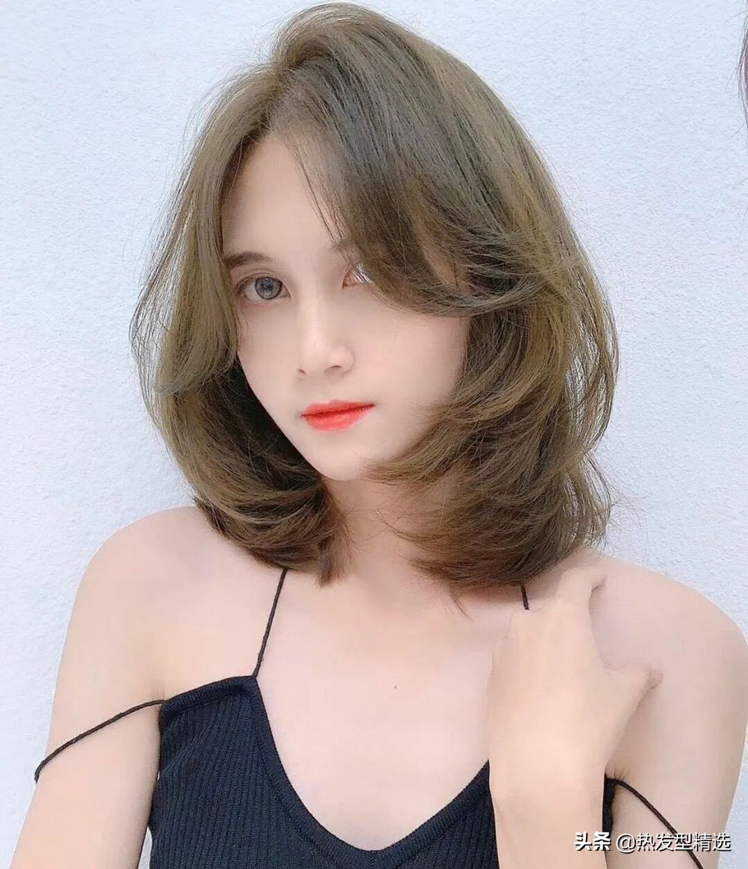 女士中发碎剪教程,潮流发剪