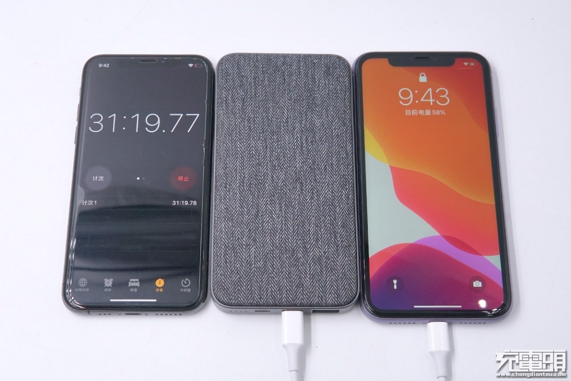 苹果原装快充和认证的紫米快充,紫米10000毫安尊享版拆解