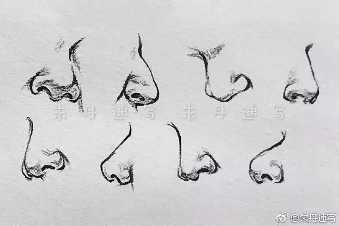 速写看一眼画一笔,用速写的方法画肖像画