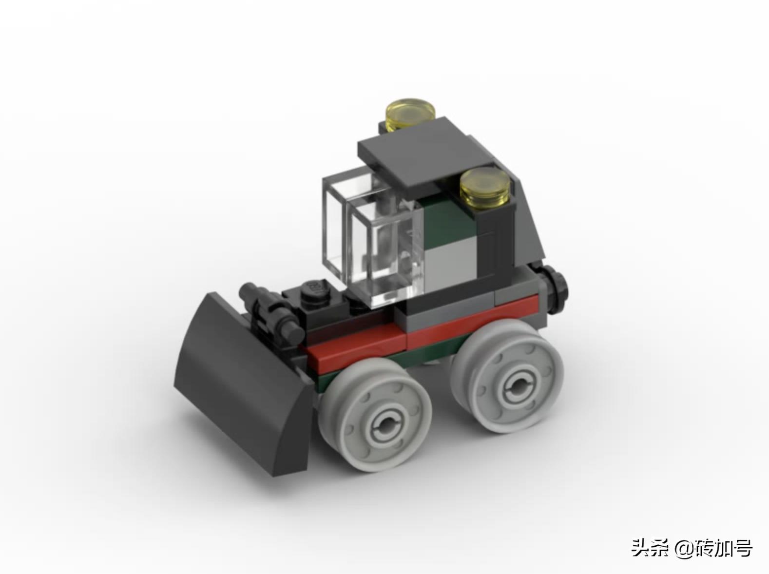 一套积木创意100种造型拼搭过程,百变造型拼搭积木