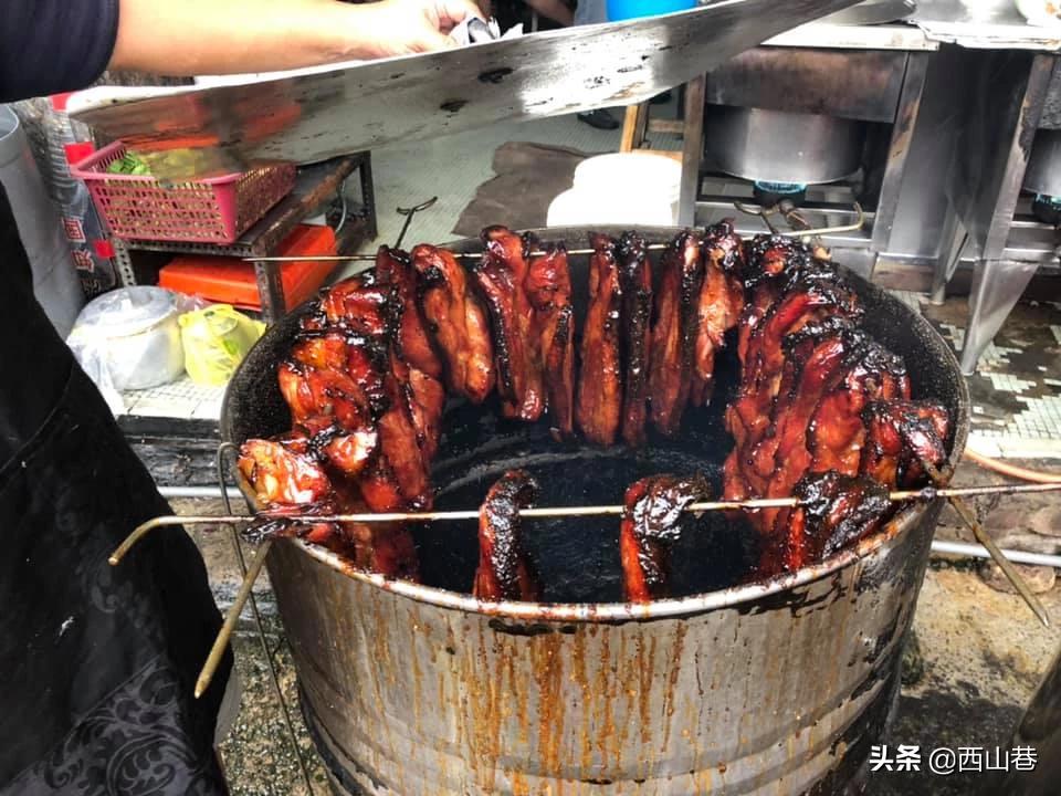 马来西亚天桥下的云吞面,马来西亚夜市的云吞面