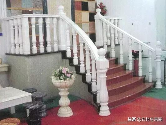 100种石材栏杆图片大全,汉白玉石柱栏杆多少钱一米