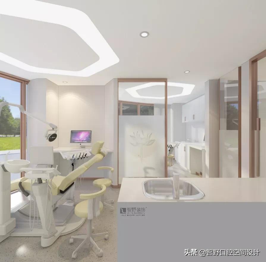 牙科口腔诊所设计,口腔诊所口腔医院设计案例效果图