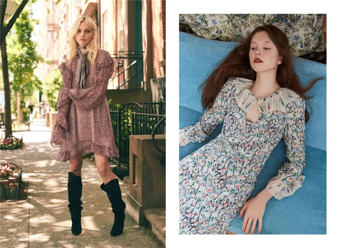 碎花裙这样选好看又显气质,浪漫碎花裙