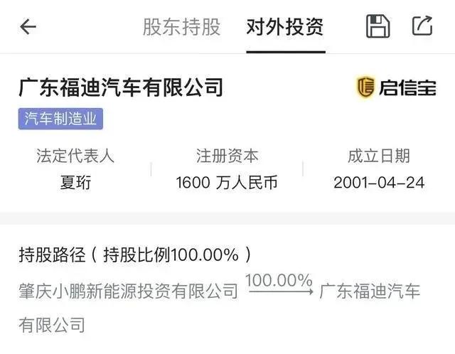 福迪汽车被小鹏收购多少钱,小鹏汽车收购广东福迪获生产资质