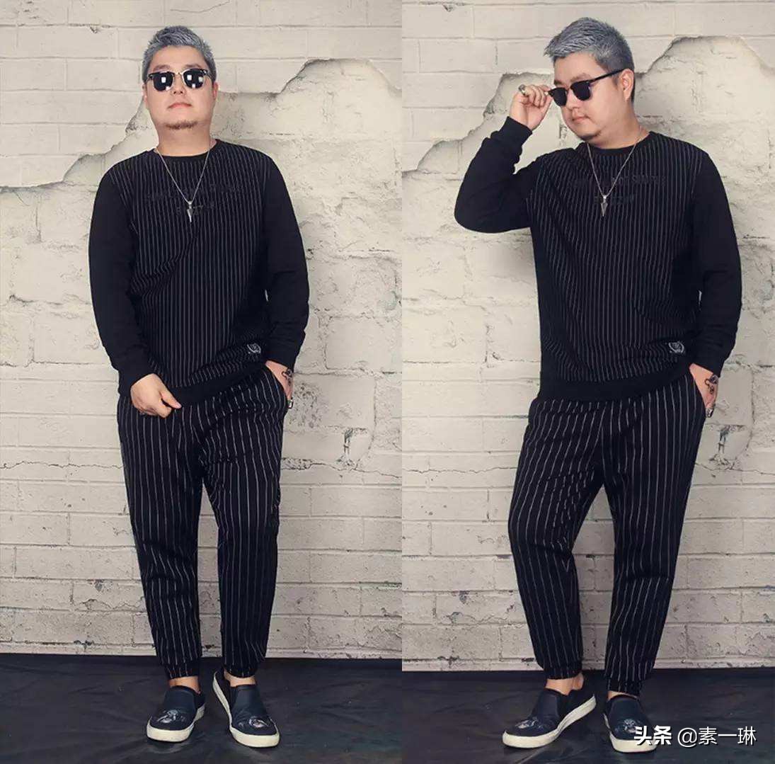 夏季胖矮男生显瘦穿搭,胖人夏天穿什么显瘦男生