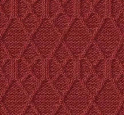 毛衣编织挖掘机花样图解,一品红毛衣编织花样图解