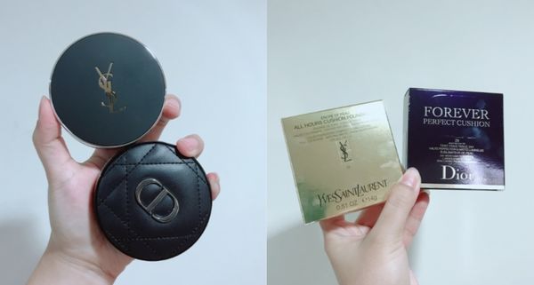 dior雪精灵和ysl气垫对比,diorysl气垫