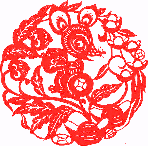 对称图形剪纸窗花,民俗窗花介绍