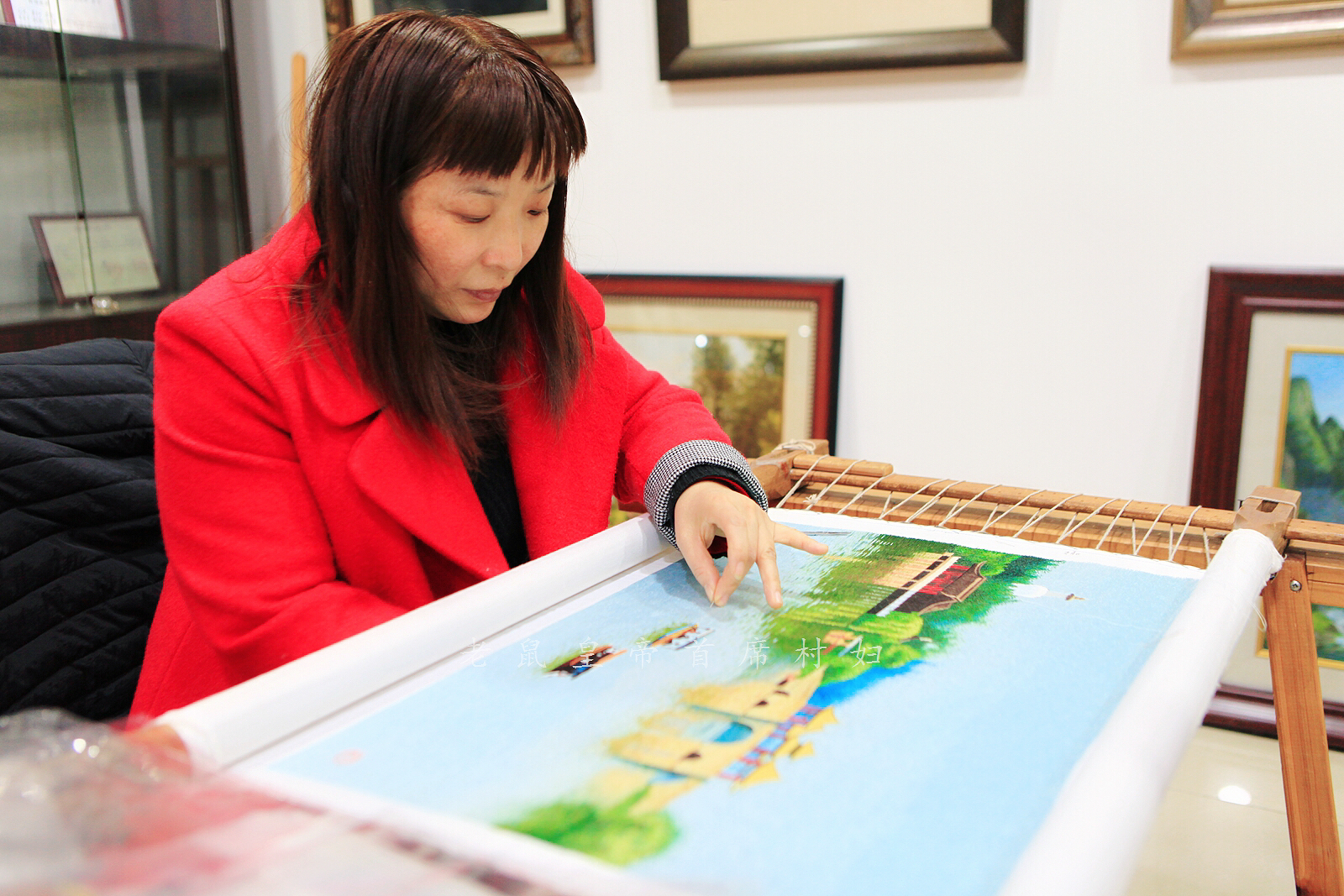 失恋催生第5大刺绣乱针绣,立体美感超油画,大师之作仅售3万