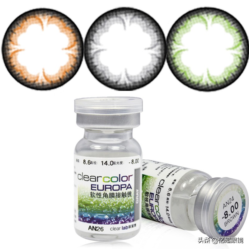 哪种美瞳隐形眼镜好,美瞳隐形眼镜二合一