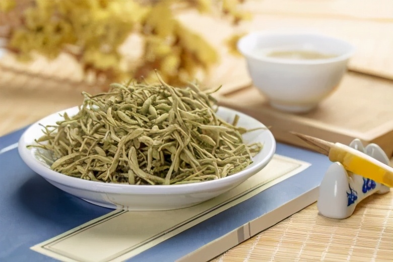 菊花枸杞决明子金银花养生花茶,金银花小药方