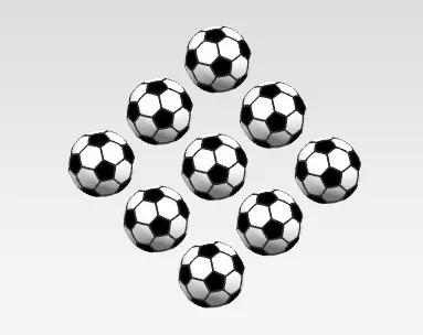 足球模型分析,足球3d模型制作教程图解