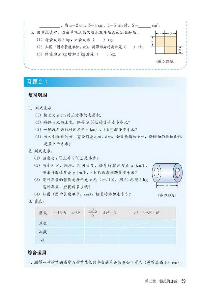 人教版数学七年级上册电子课本（高清可*载下**），暑假预习用