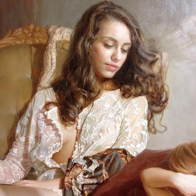 俄罗斯的女画家画的唯美油画,俄罗斯女画家油画视频