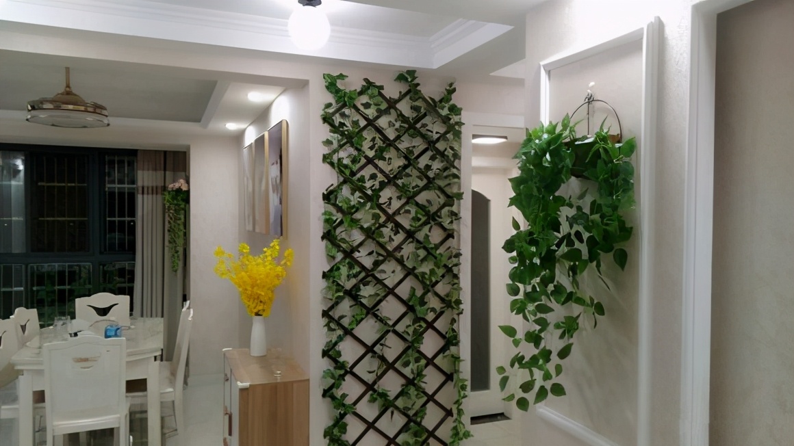 刚装修好的房子放什么假花,装修后的塑料花