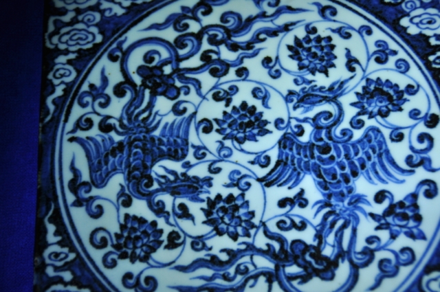 大报恩寺青花地砖,永乐大报恩寺地砖