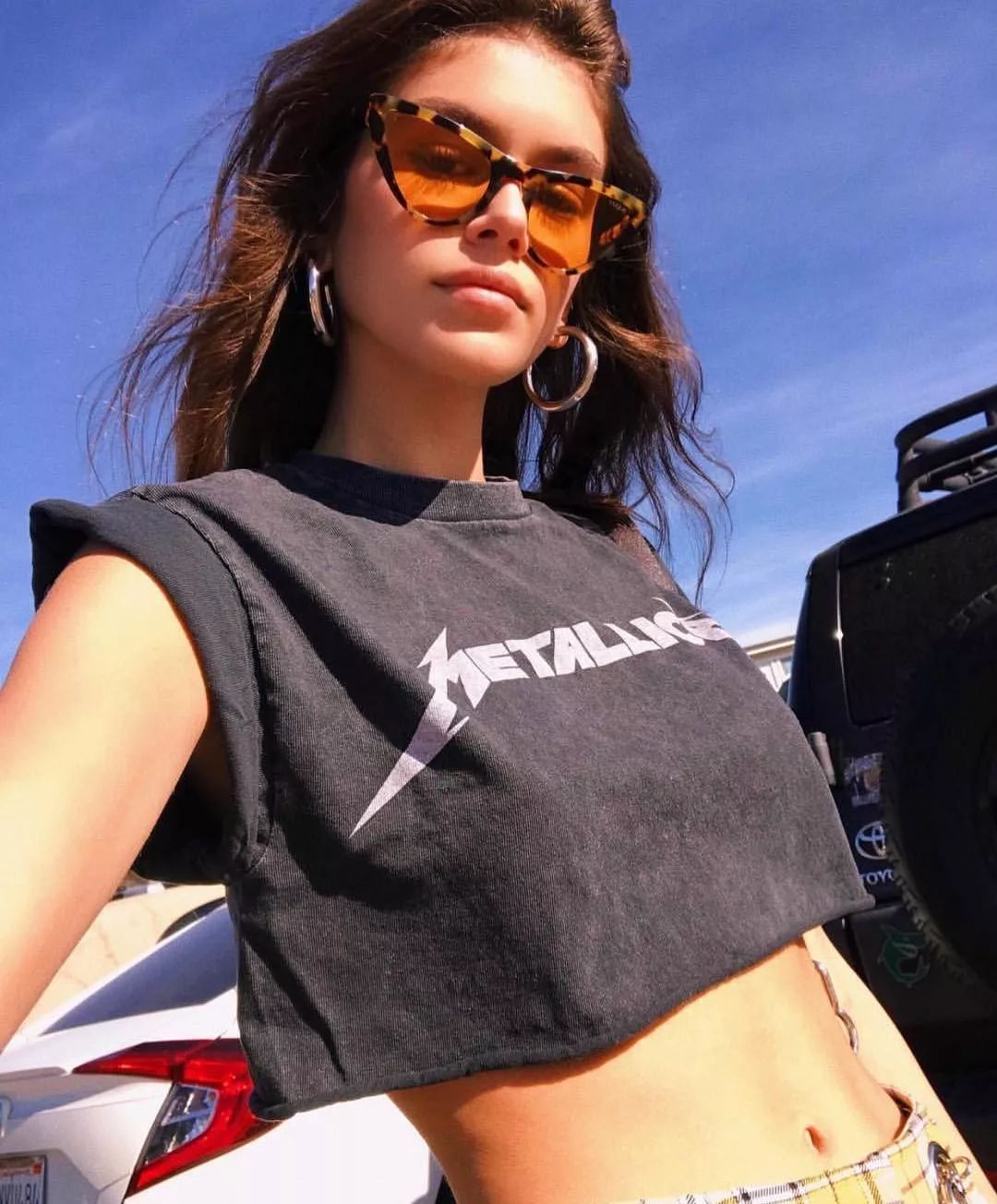 教你100元变身梦幻九头身KaiaGerber