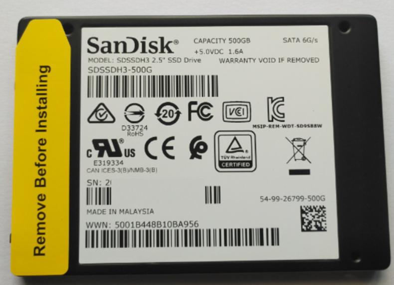 闪迪至尊高速固态500g硬盘测评,固态硬盘填充测试