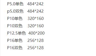 led显示屏尺寸规格及计算方法文库,led广告液晶屏尺寸规格表