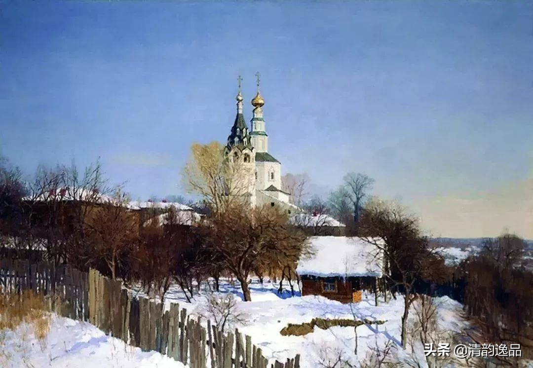 俄罗斯画家经典油画风景作品欣赏,俄罗斯艺术家尤金油画