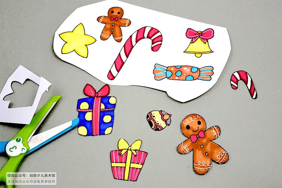 小雪人儿童画创意美术,小雪人儿童画激萌