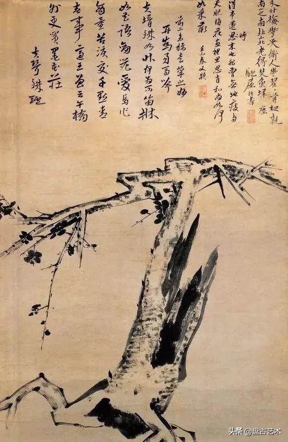 画出艺术家人生大寂寞的国画艺术作品——盘古油画艺术