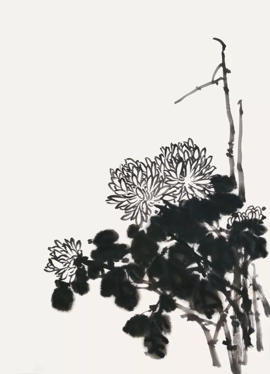 徐湛国画竹子菊花教学视频全集,国画菊花画法简单教学视频