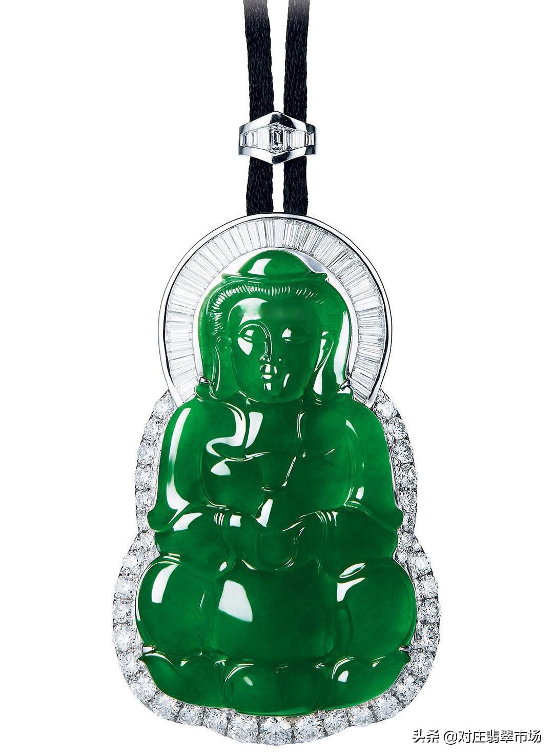 翡翠吊坠拍卖成交记录,顶级翡翠观音吊坠拍卖