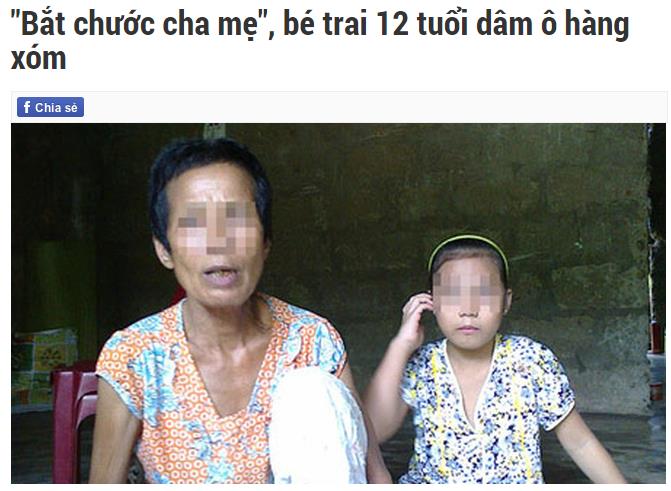 越南12岁少年性侵同村10岁女孩，辩称爸妈平时都这样