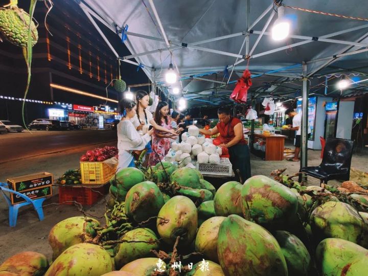 惠州博罗夜色,夜色惠州西湖