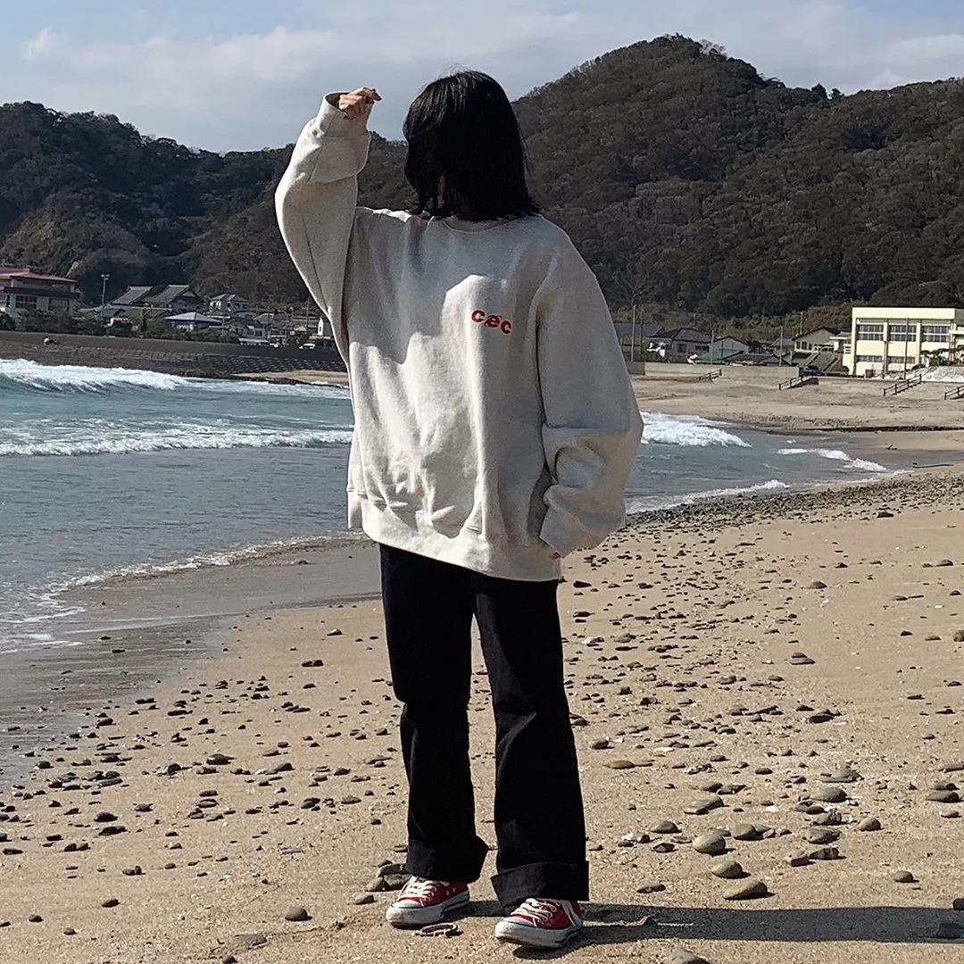 韩国今年流行什么卫衣色,韩国小众平价卫衣